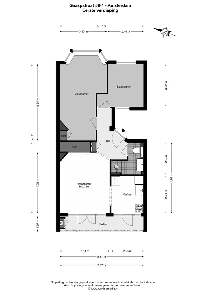 Foto 26 van Gaaspstraat 58-1