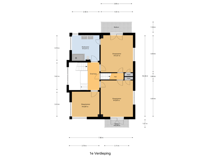 1e Verdieping