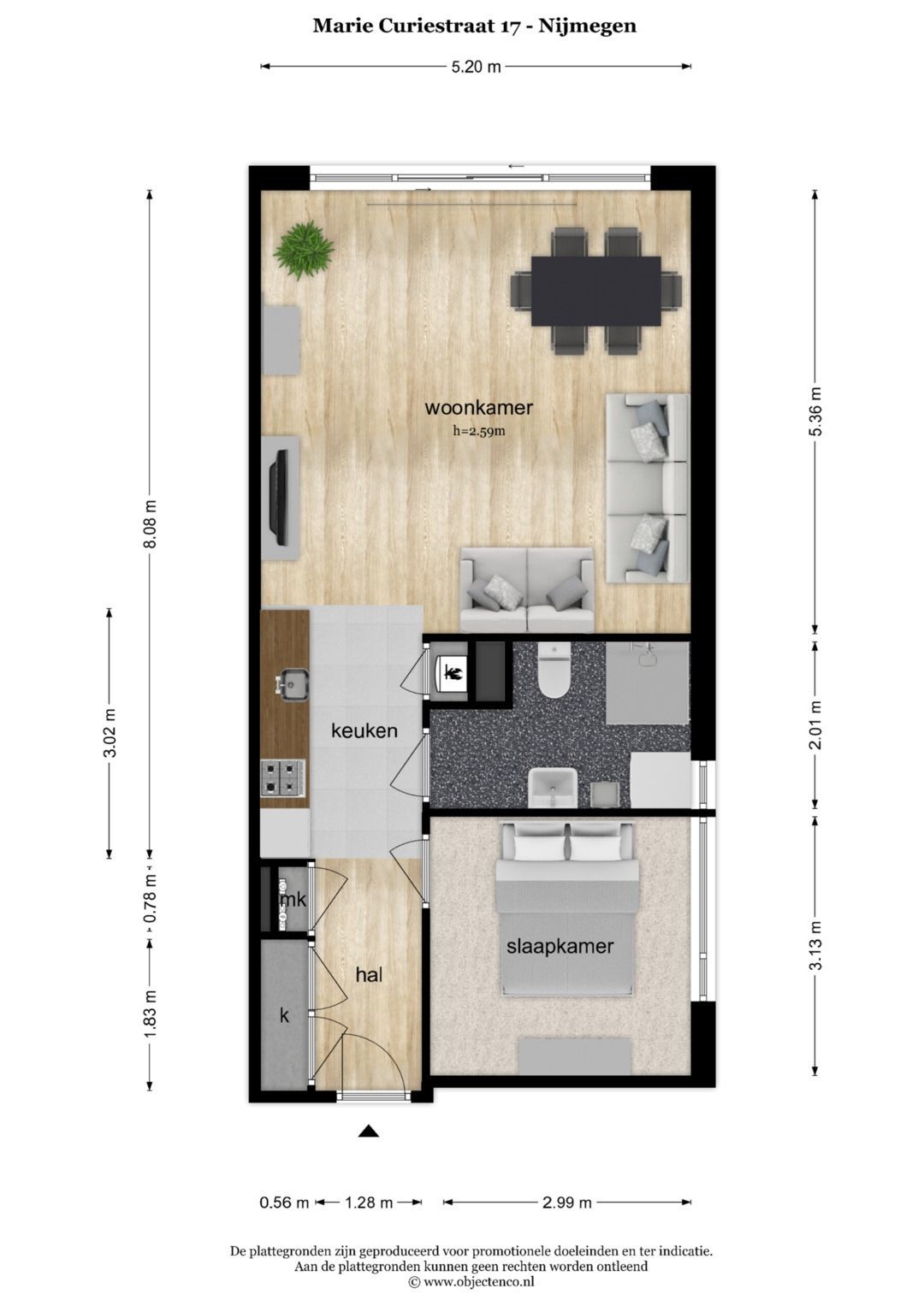 Foto 25 van Marie Curiestraat 17-E