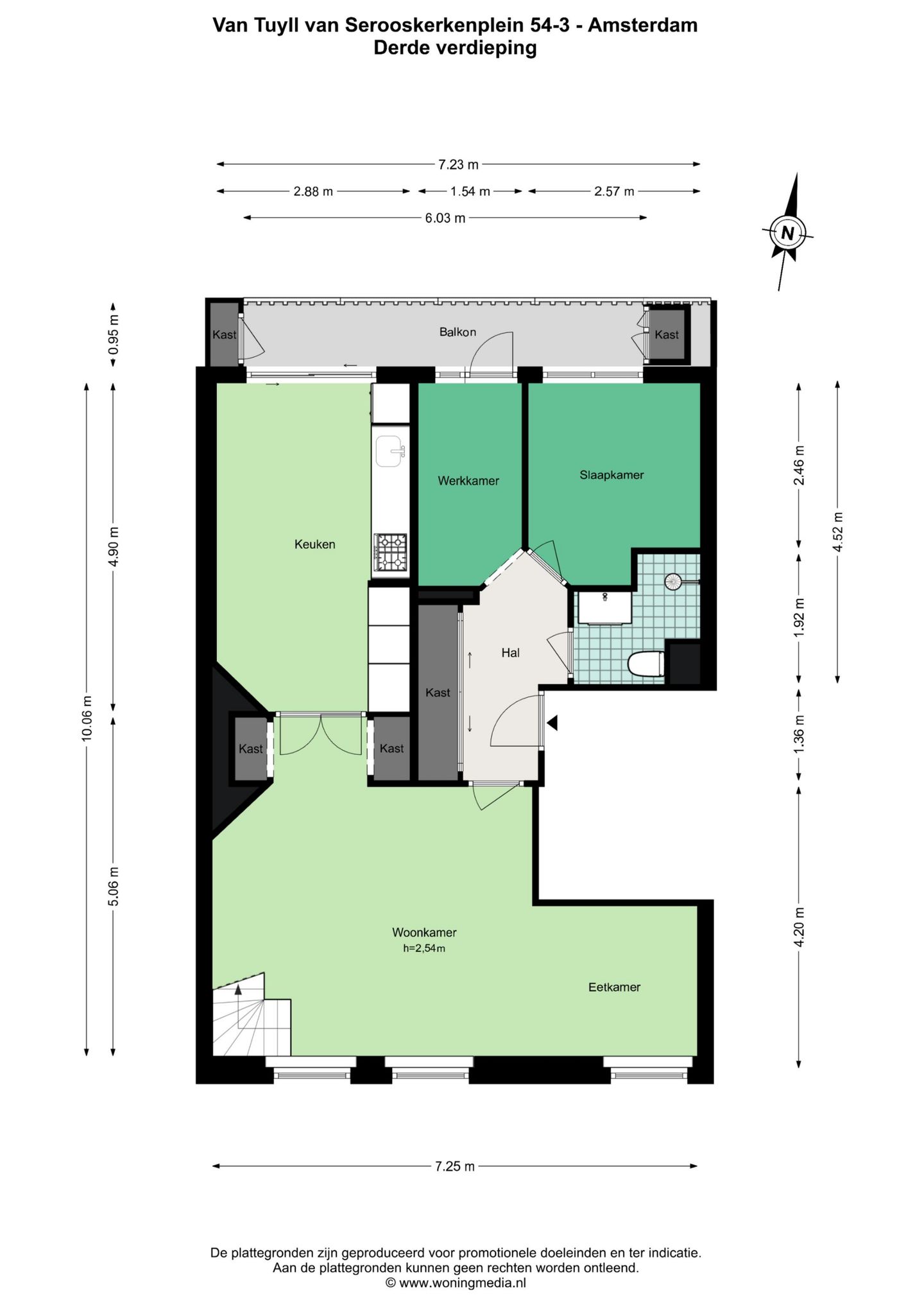 Foto 34 van Van Tuyll van Serooskerkenplein 54-3
