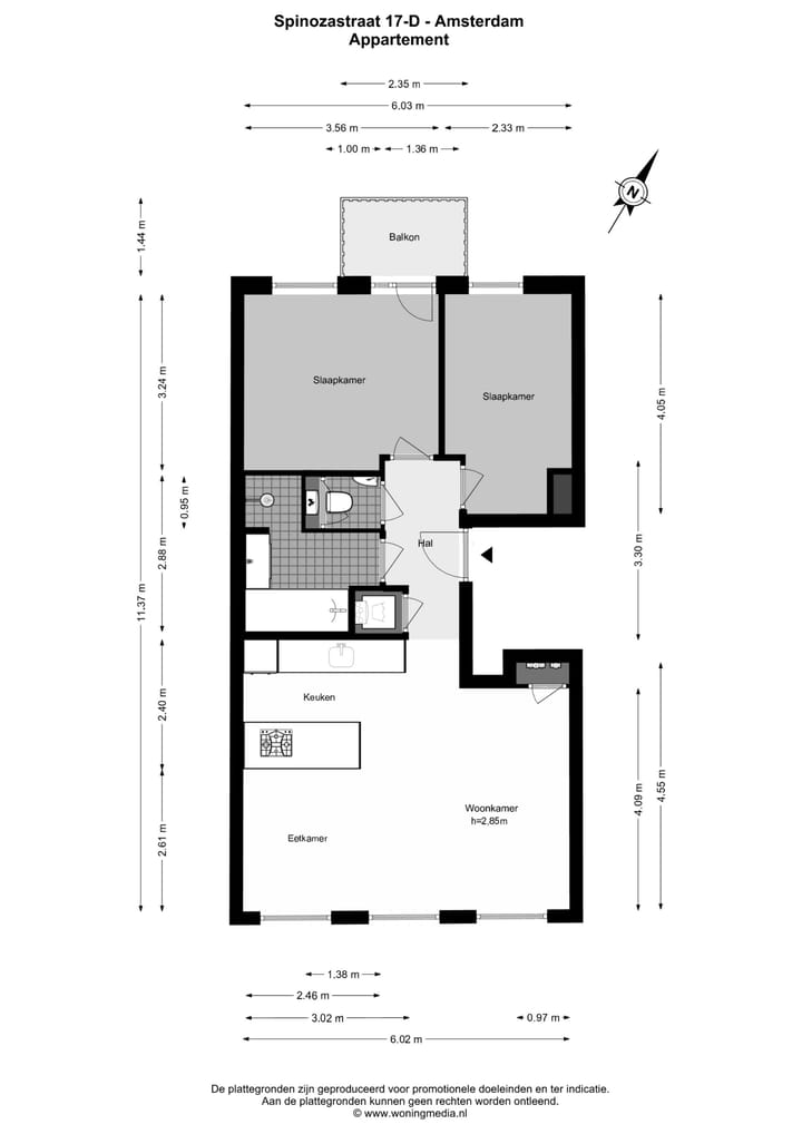 Foto 29 van Spinozastraat 17-D
