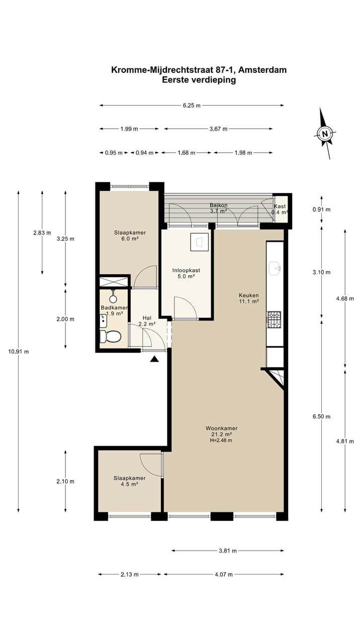 Foto 31 van Kromme-Mijdrechtstraat 87-1