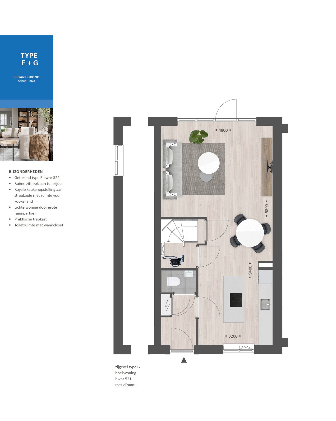 Foto 10 van TUSSENWONINGEN | TYPE E (Bouwnr. 522)