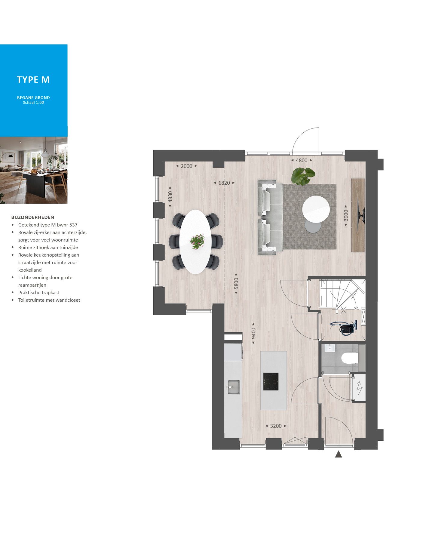 Foto 10 van HOEKWONINGEN | TYPE M (Bouwnr. 537)