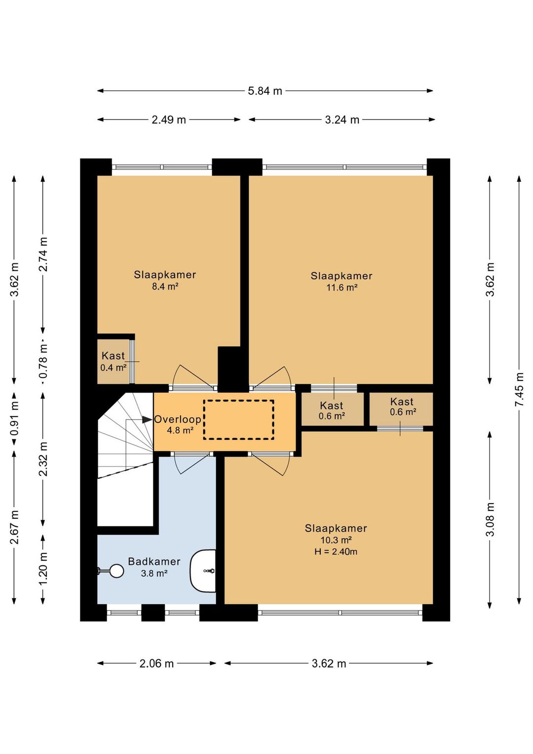 Foto 13 van Tollensstraat 7