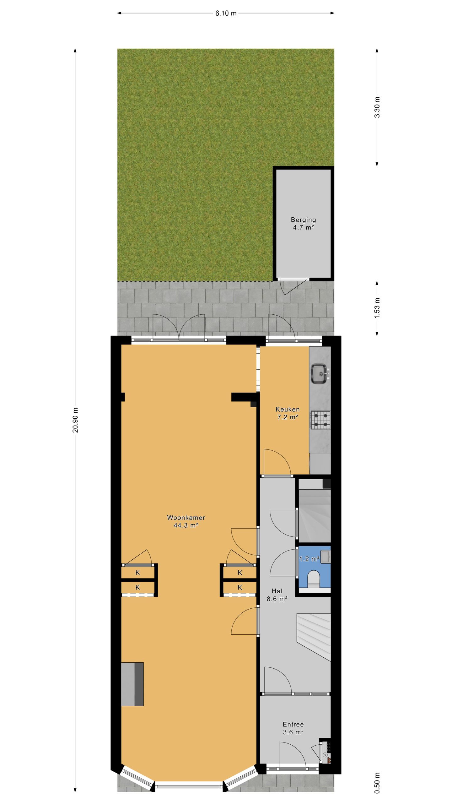 Foto 44 van Bachmanstraat 17