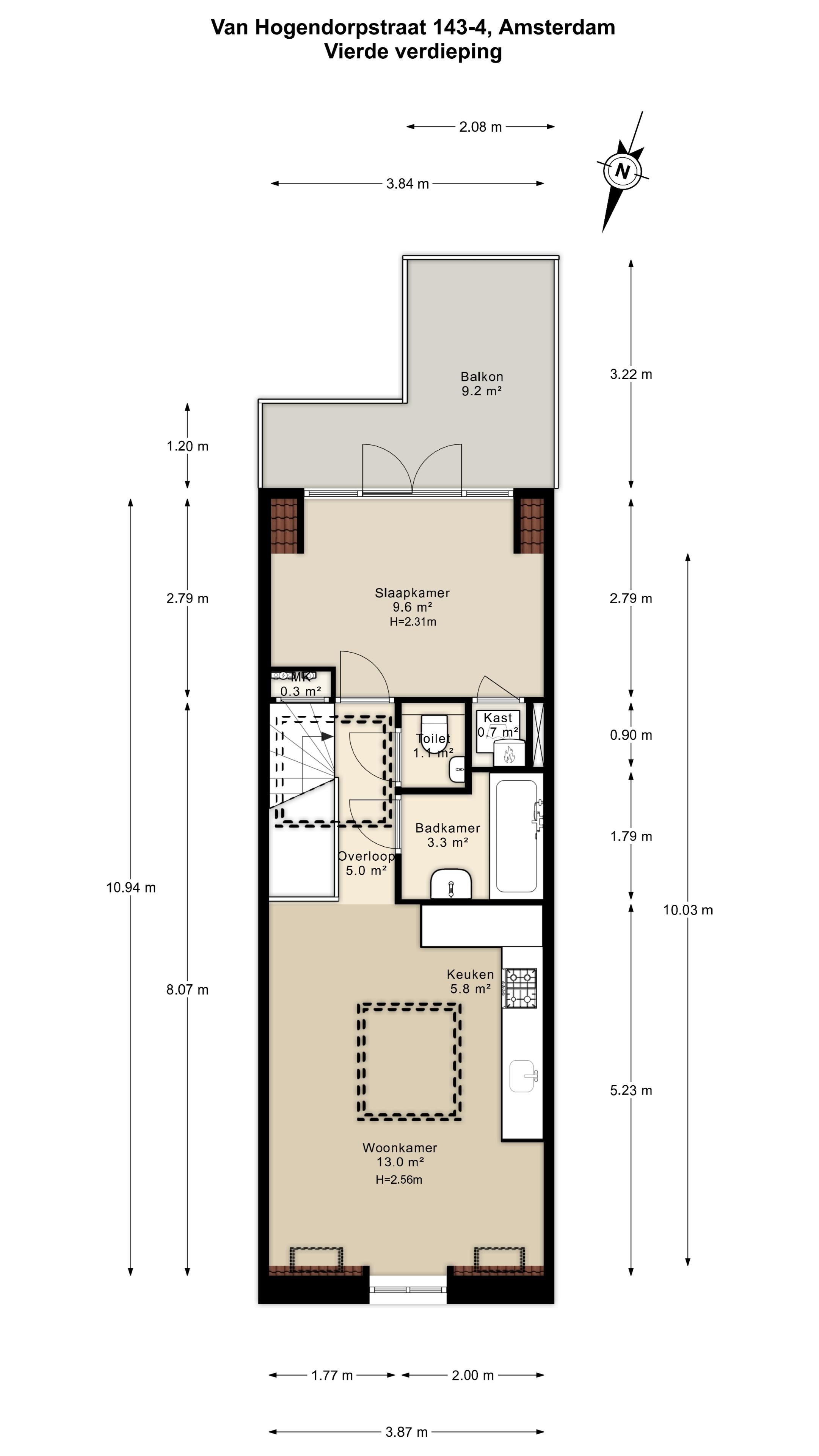 Foto 36 van Van Hogendorpstraat 143-4
