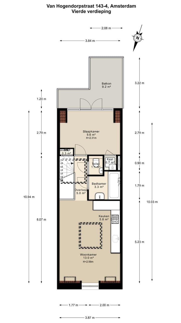 Foto 36 van Van Hogendorpstraat 143-4