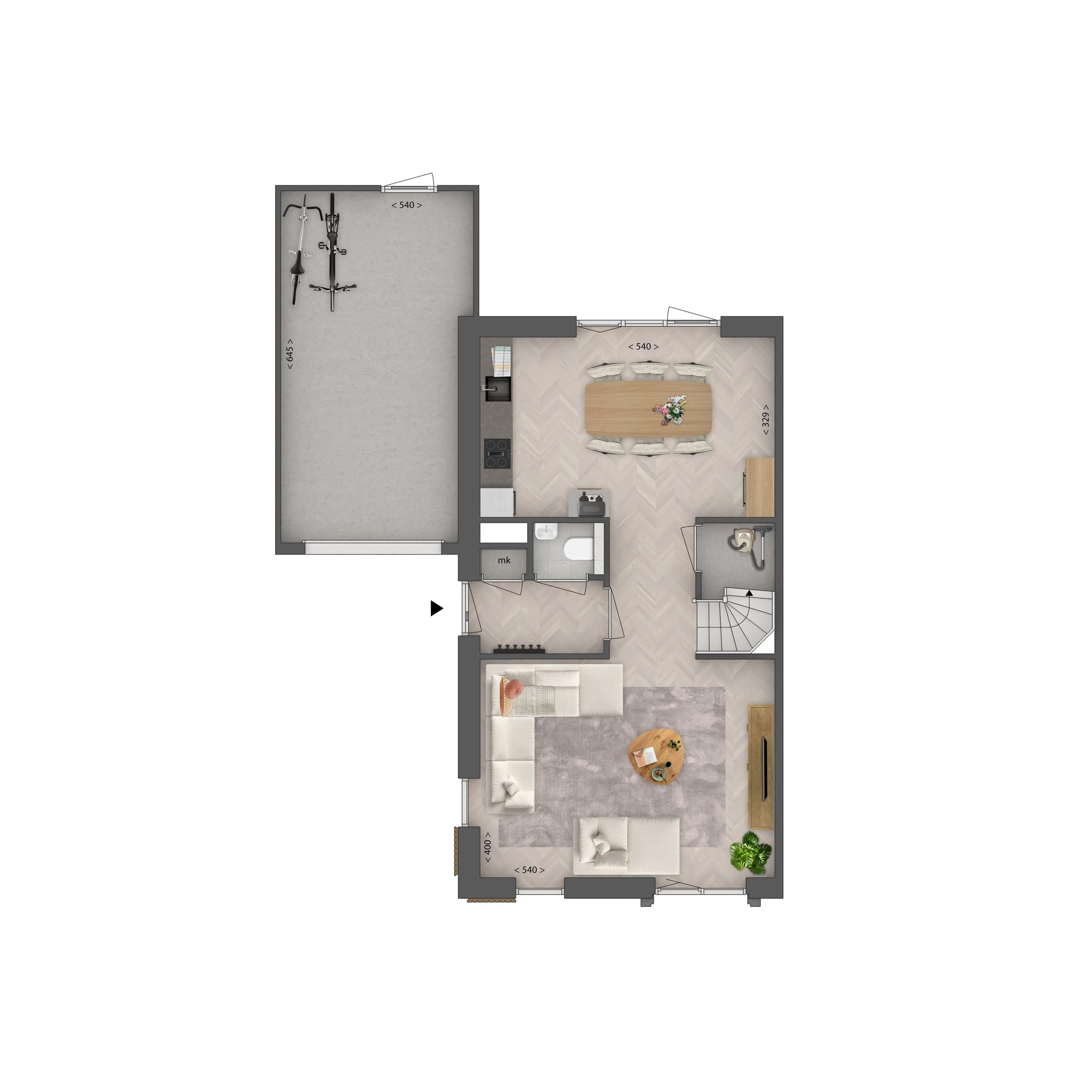 Foto 3 van De Waterbrink | 88 | Twee-onder-een-kap (Bouwnr. 88)