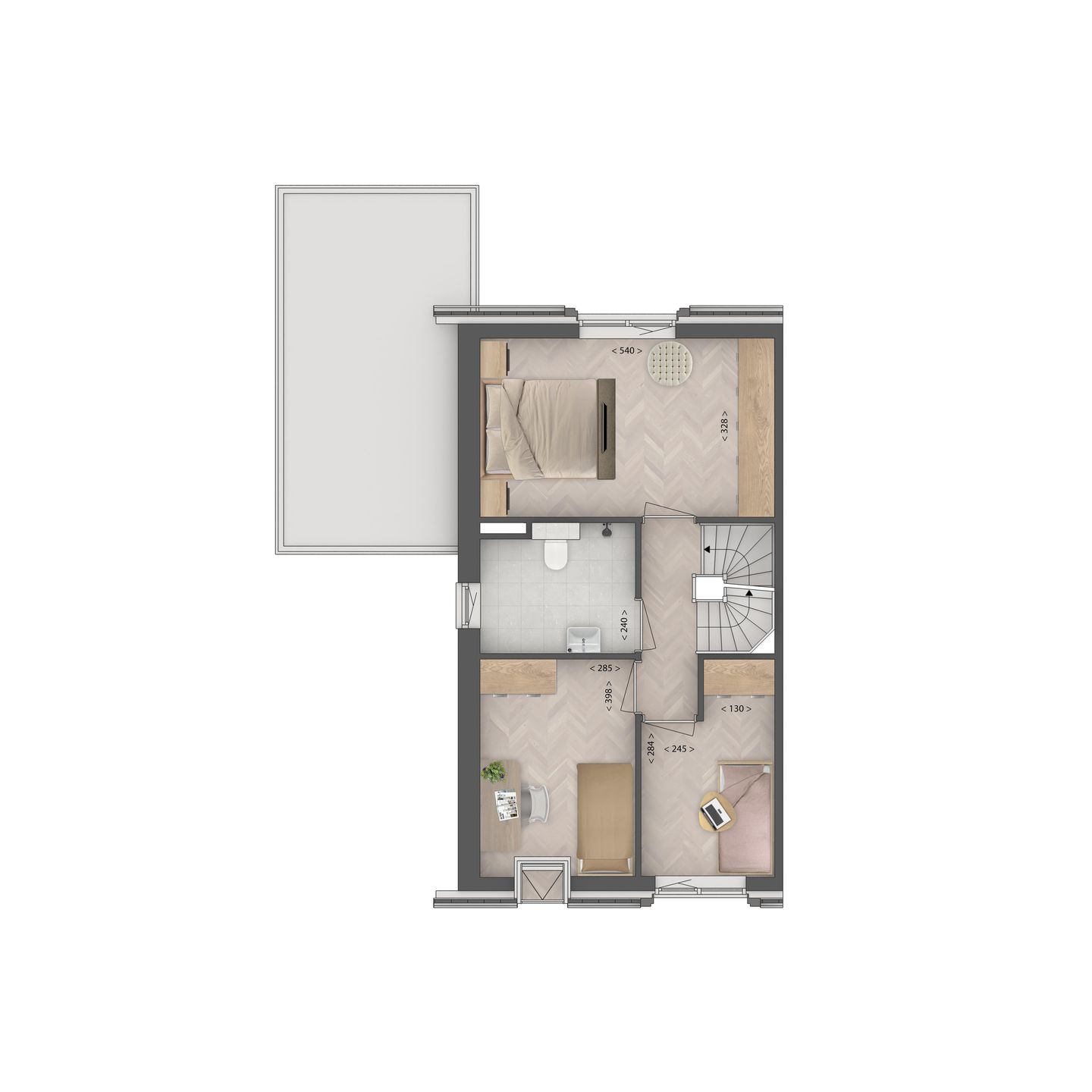 Foto 4 van De Waterbrink | 88 | Twee-onder-een-kap (Bouwnr. 88)