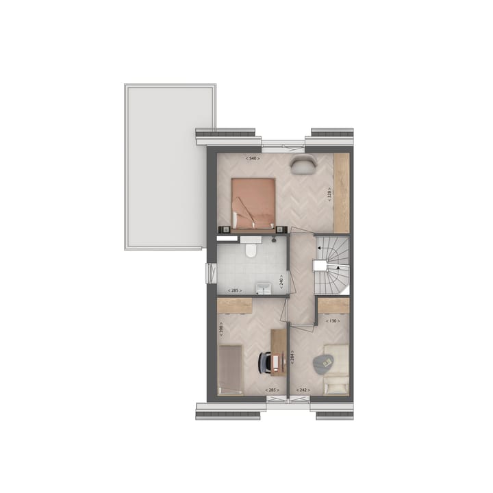 Photo 7 of De Waterbrink | 90 | Twee-onder-een-kap (Bouwnr. 90)