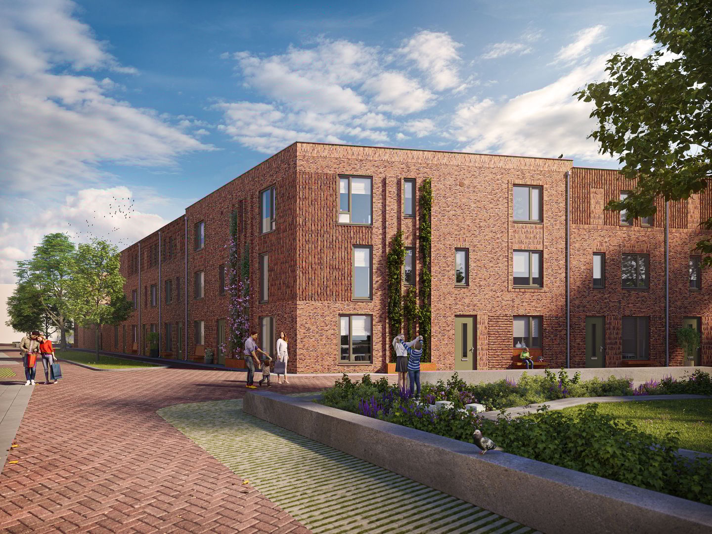 Foto 4 van 4-laags herenhuis (Bouwnr. 39)