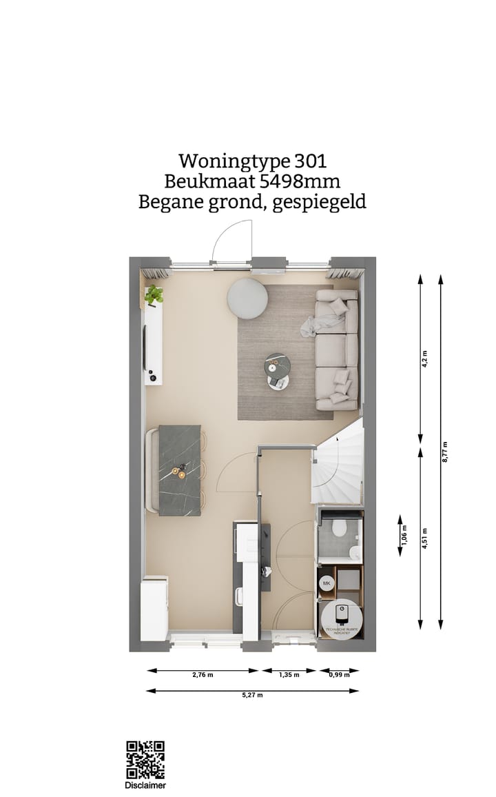 Foto 3 van Winterkoning L hoek (Bouwnr. 49)