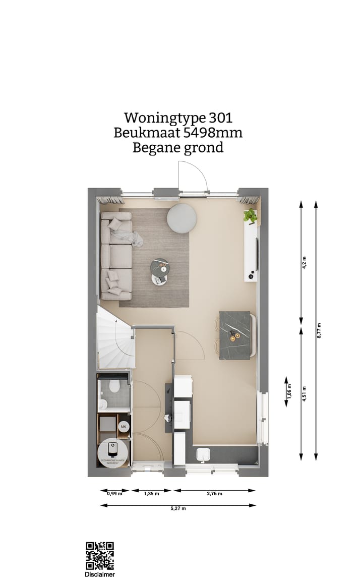 Foto 2 van Winterkoning L hoek (Bouwnr. 55)