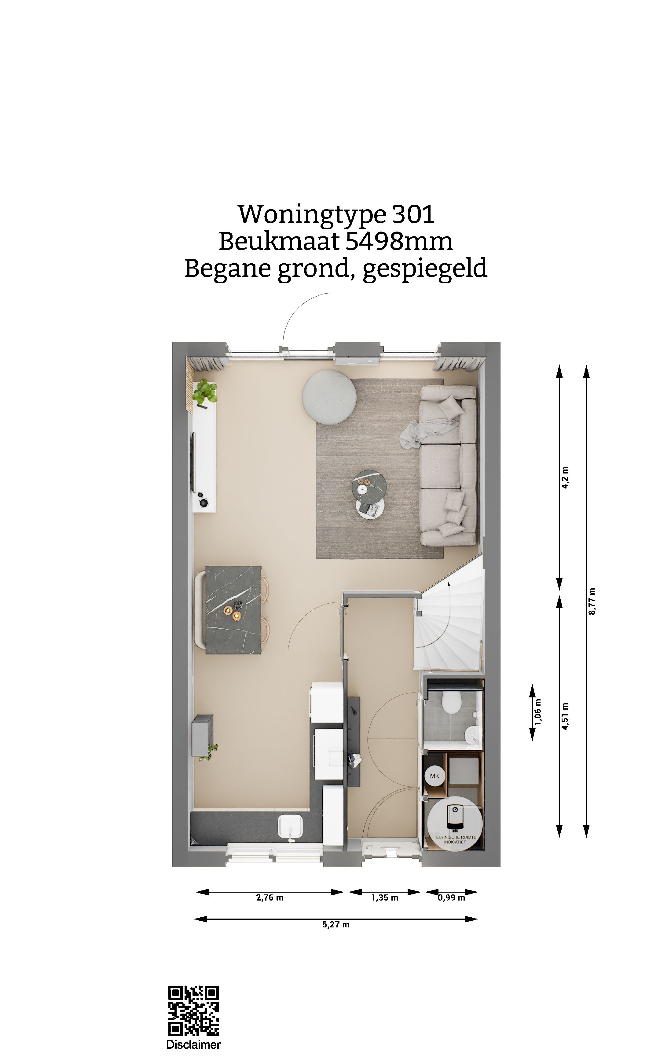 Foto 3 van Winterkoning L tussen (Bouwnr. 46)