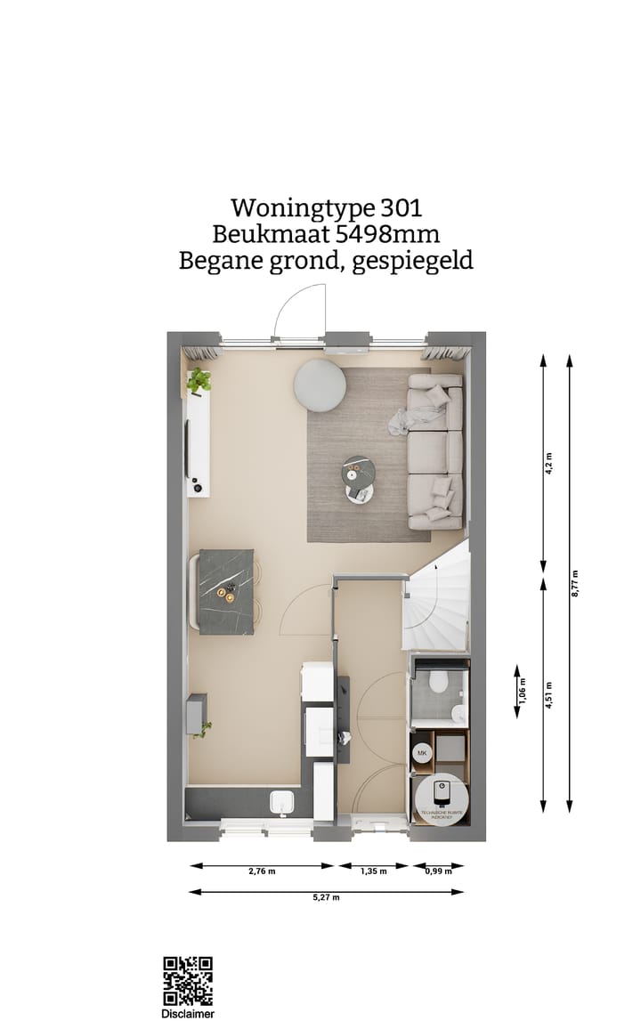 Foto 2 van Winterkoning L tussen (Bouwnr. 46)