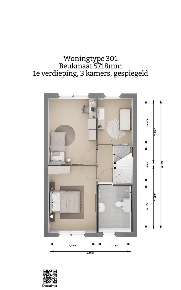 Foto 2 van Watersnip XL tussen (Bouwnr. 39)