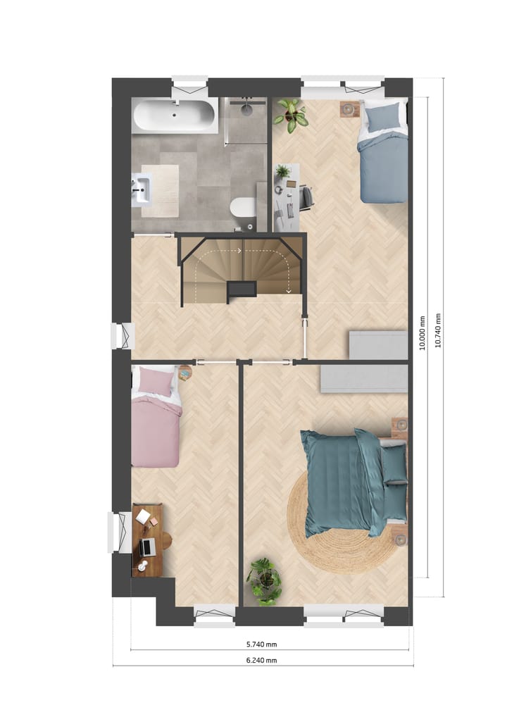 Foto 4 van De Maten fase 3 - Tweelinck (Bouwnr. 24)