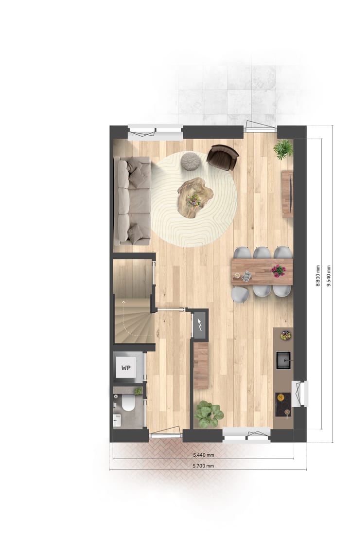 Foto 3 van De Maten fase 3 - Hofdames (Bouwnr. 7)