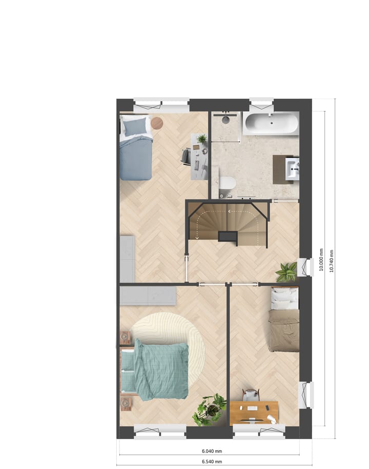 Foto 4 van De Maten fase 3 - Tweelinck (Bouwnr. 33)