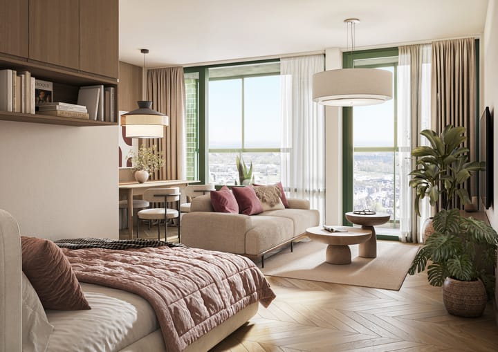 Foto van Tussenappartement A8, A9 & A10 Portiekflat