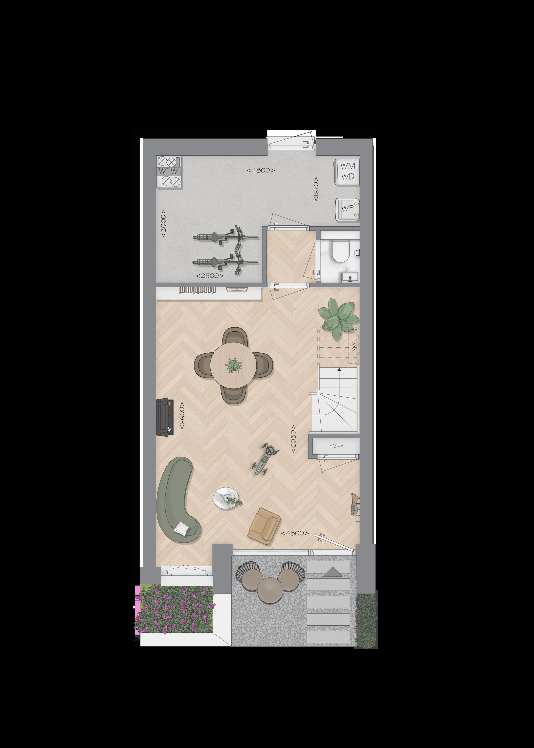 Foto 6 van Tussenhuis A1 (Bouwnr. 187)