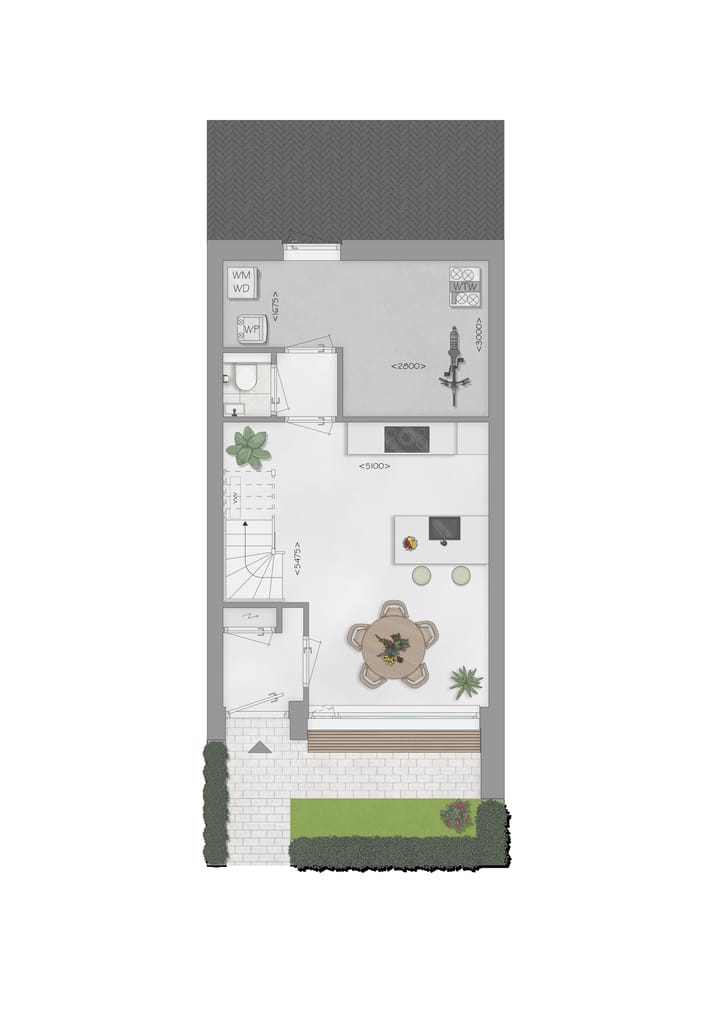 Foto 6 van Tussenhuis B1 (Bouwnr. 196)