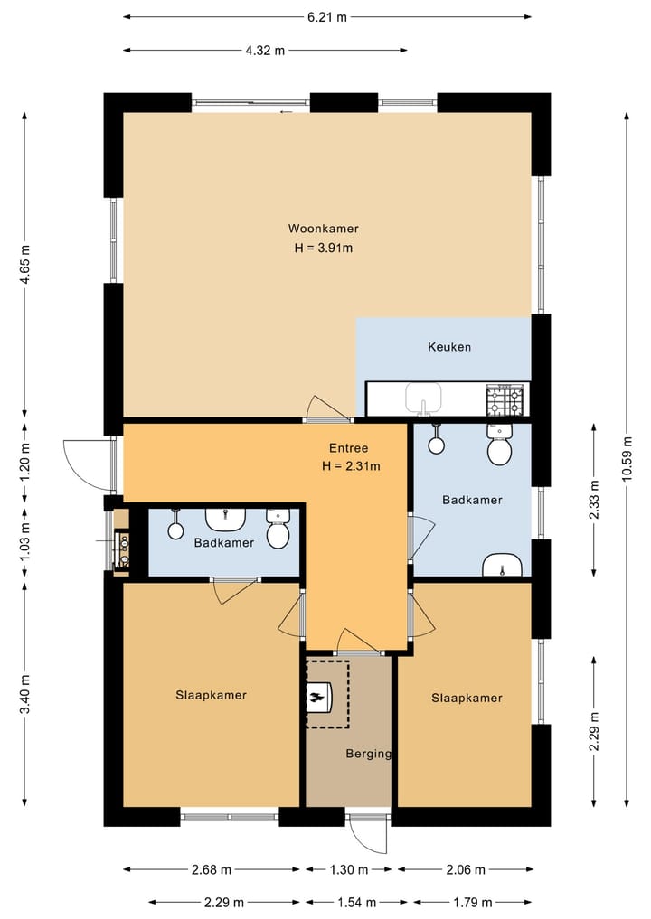 Foto 25 van Krachtighuizerweg 38-205