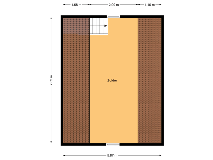 Eerste verdieping - garage