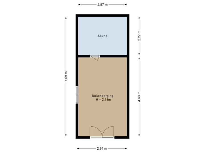 Bijgebouw - Begane grond