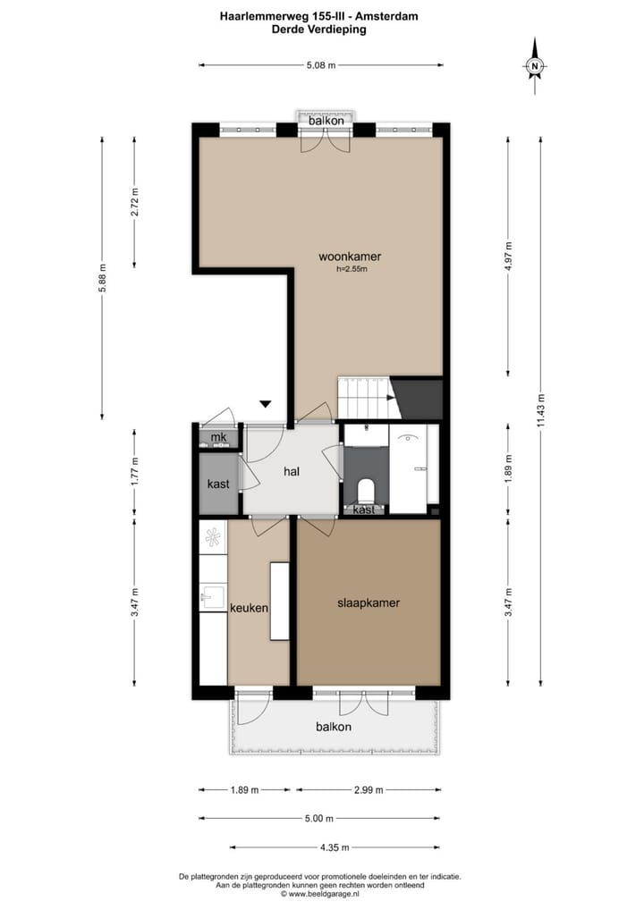 Foto 33 van Haarlemmerweg 155-3