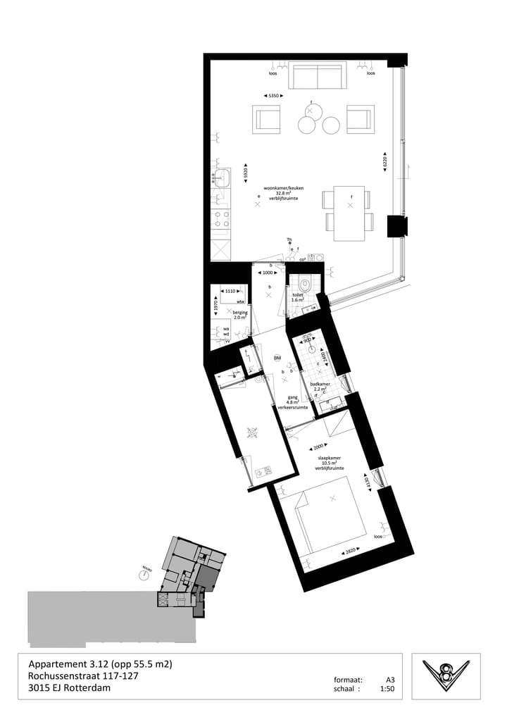 Foto 2 van Rochussenstraat 119-X