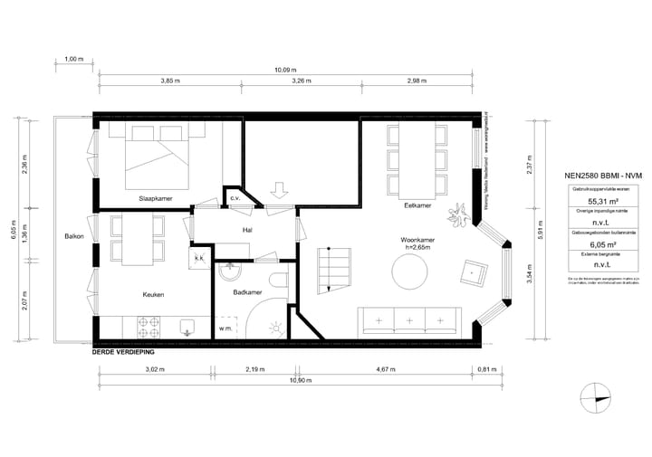 Foto 45 van Vogelenzangstraat 51-3