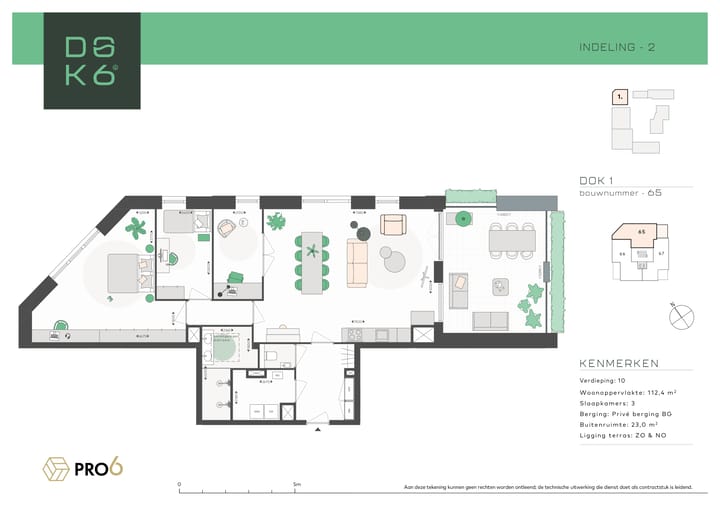 Foto 8 van Penthouse Type I (Bouwnr. Dok1 - 65)