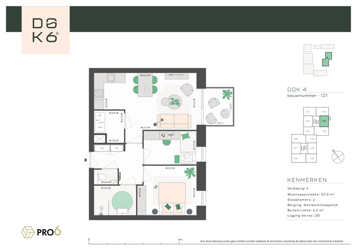 Foto 4 van DOK4 - 3-kamerappartement (Bouwnr. 121)