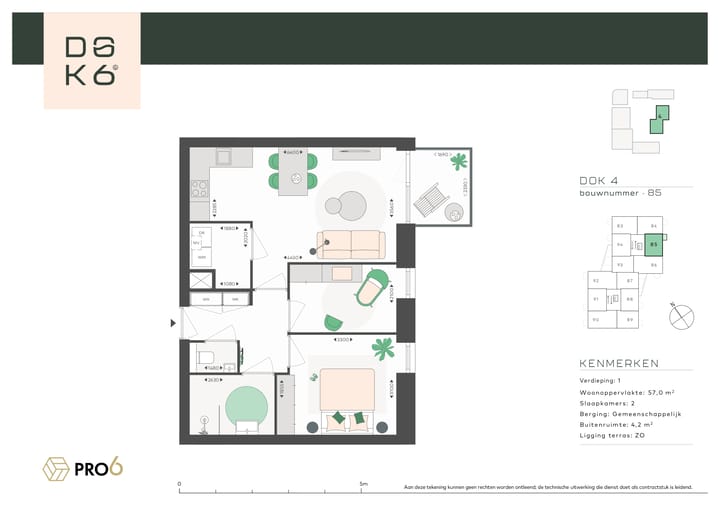 Foto 4 van DOK4 - 3-kamerappartement (Bouwnr. 85)