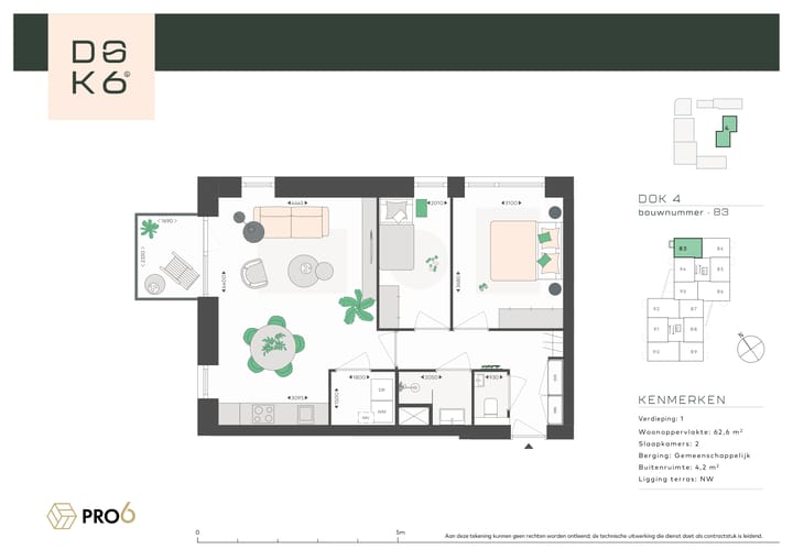 Foto 4 van DOK4 - 3-kamerappartement (Bouwnr. 83)