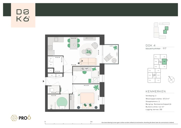 Foto 4 van DOK4 - 3-kamerappartement (Bouwnr. 97)
