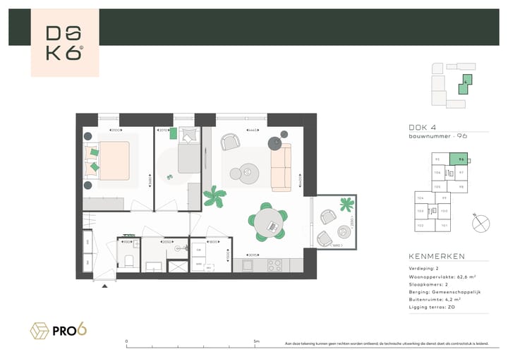 Photo 4 of DOK4 - 3-kamerappartement (Bouwnr. 96)