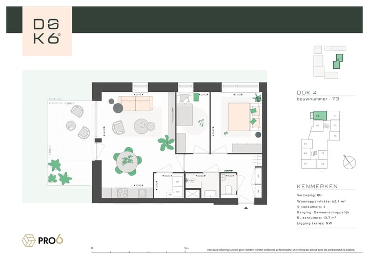 Foto 4 van DOK4 - 3-kamerappartement (Bouwnr. 73)