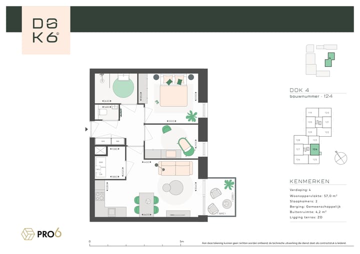 Foto 4 van DOK4 - 3-kamerappartement L (Bouwnr. 124)