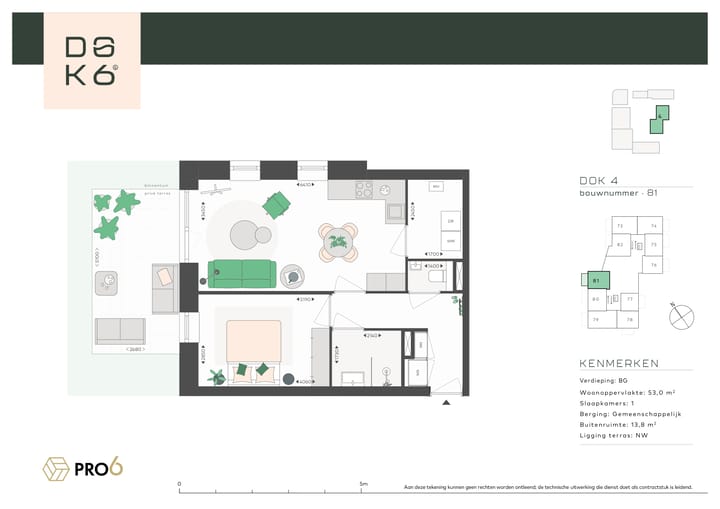 Photo 3 of DOK4 - 2-kamerappartement H (Bouwnr. 81)