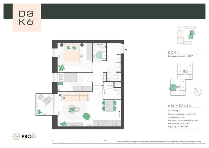 Foto 4 van DOK4 - 3-kamerappartement N (Bouwnr. 127)