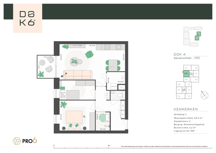 Foto 4 van DOK4 - 3-kamerappartement N (Bouwnr. 130)