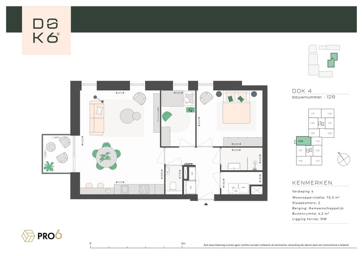 Foto 4 van DOK4 - 3-kamerappartement O (Bouwnr. 128)