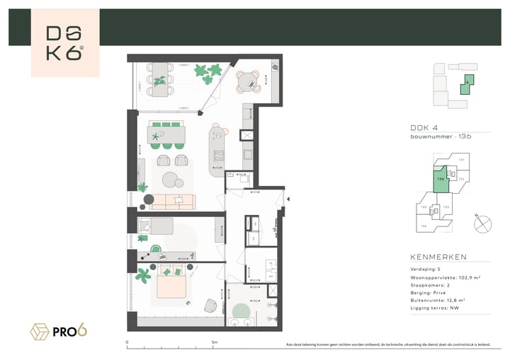 Foto 4 van DOK4 - Penthouse U (Bouwnr. 136)