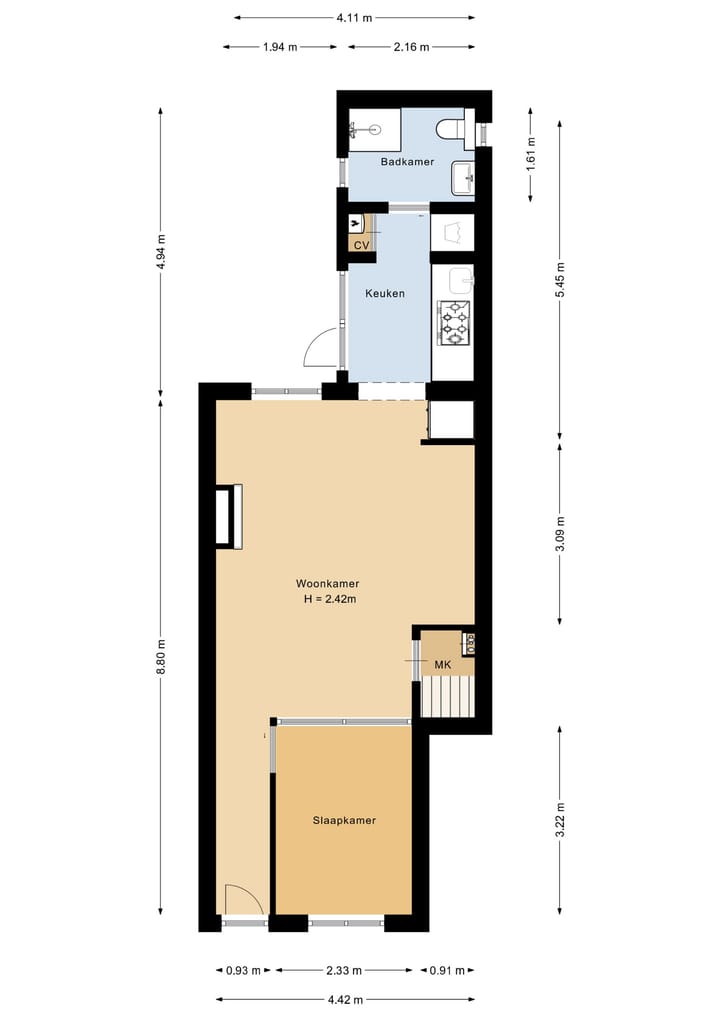 Foto 28 van Frederiksstraat 13-H