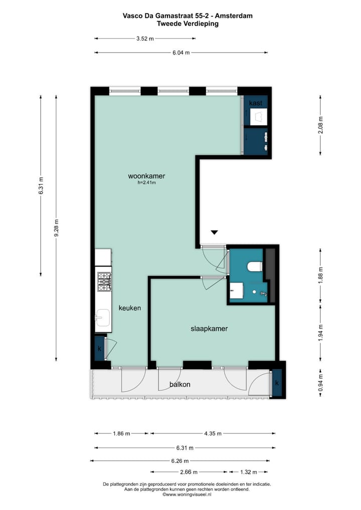 Foto 21 van Vasco da Gamastraat 55-2