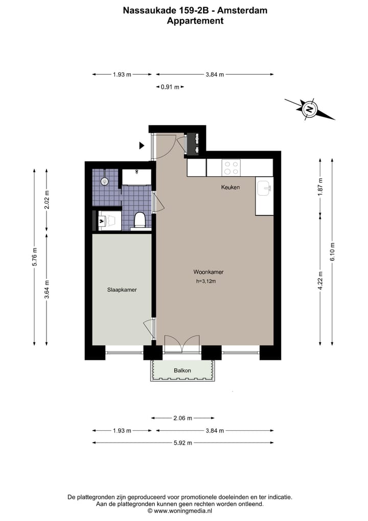 Foto 31 van Nassaukade 159-2B