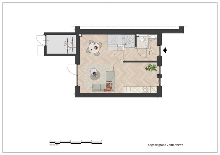 Foto 6 van Tweekapper Zomertarwe (Bouwnr. 5)